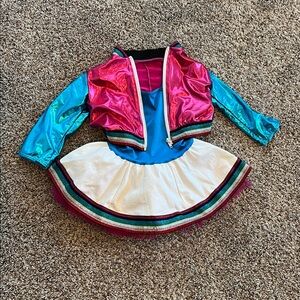 Pink and Blue Kids Dance Costume